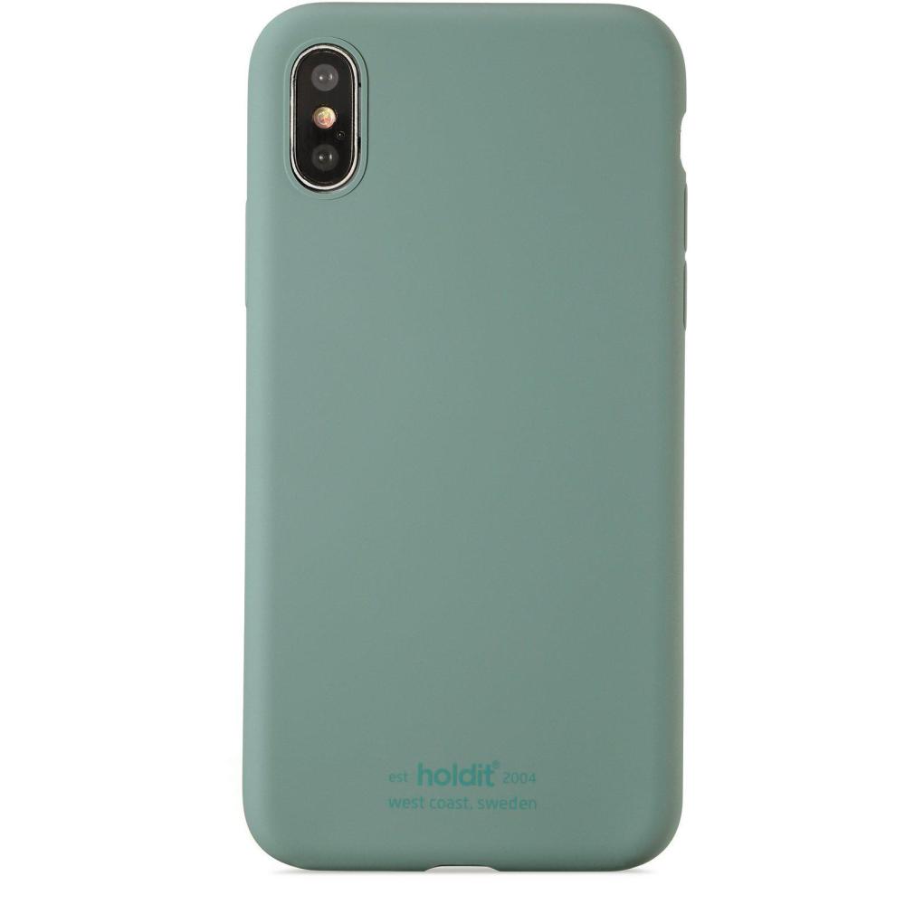 iPhone X/Xs - holdit Mobilskal Silikon - Moss Green