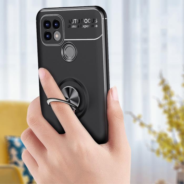 Bild 4, Realme C21 - Ring Skal - Blå
