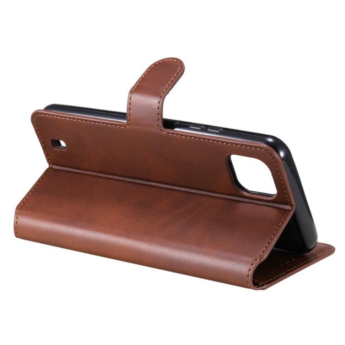 Bild 5, Realme C21 - Solid Läder Fodral - Brun