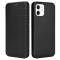 iPhone 13 Mini - Kolfiber Textur Fodral - Svart