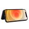 iPhone 13 Mini - Kolfiber Textur Fodral - Svart