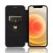 iPhone 13 Mini - Kolfiber Textur Fodral - Svart