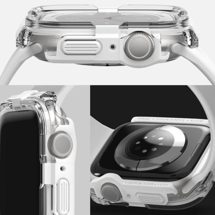 Bild 3, Ringke Apple Watch 44/45 mm Skal Fusion Bumper Vit