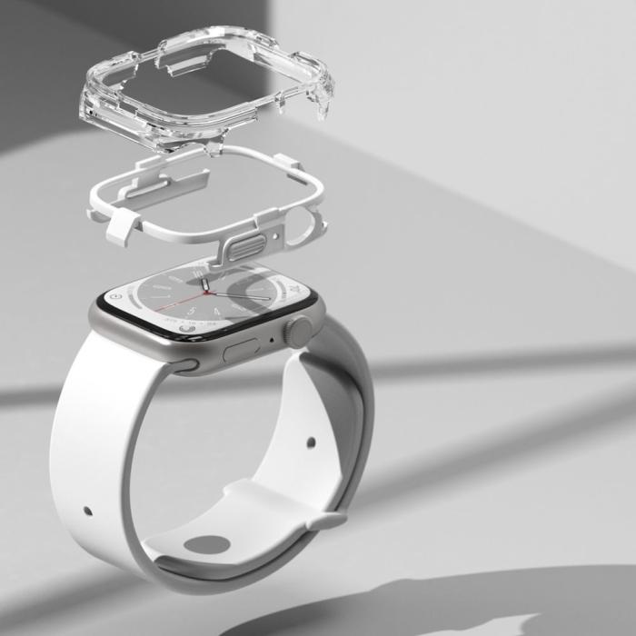 Bild 5, Ringke Apple Watch 44/45 mm Skal Fusion Bumper Vit