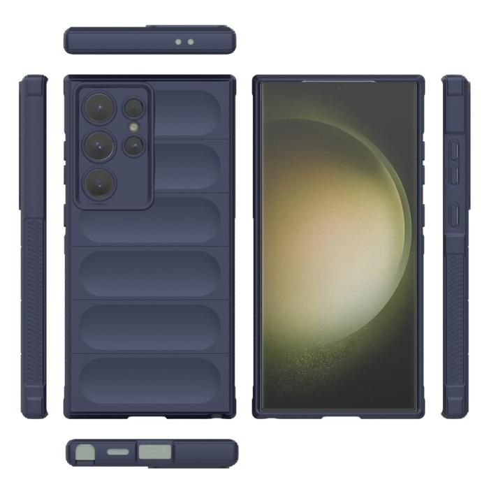 Bild 5, Samsung Galaxy S24 Ultra Skal Magic Shield Mörk Blå