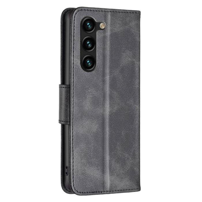 Bild 5, Galaxy S25 Plus / S24 Plus Fodral Solid Shark Läder Svart