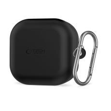 Tech-Protect Galaxy Buds 4 / 4 Pro Skal Silikon Hook Svart