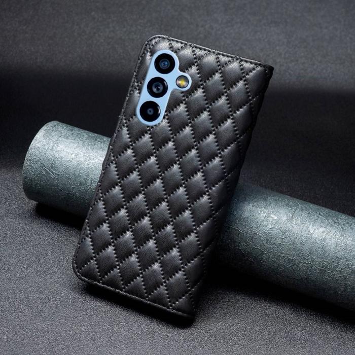 Bild 5, Samsung Galaxy A54 5G Fodral Diamond Läder Svart
