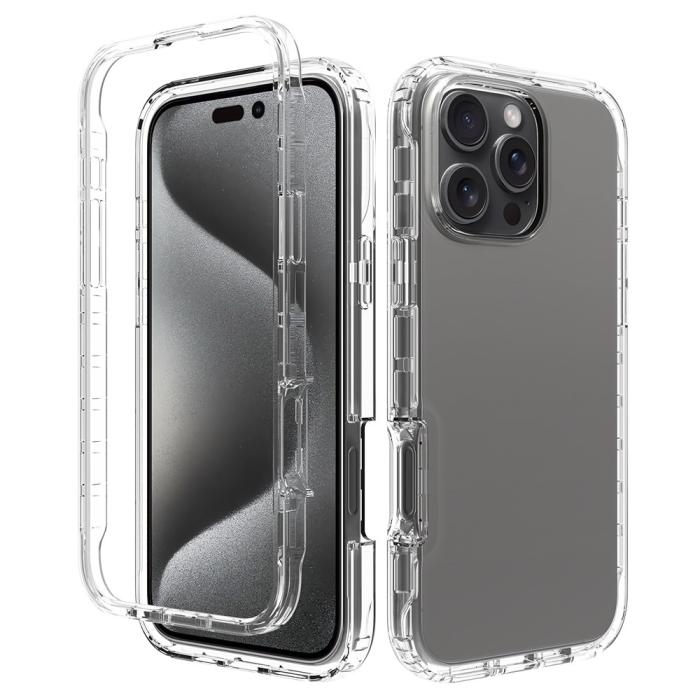 Bild 1, iPhone 16 Pro Max Skal 360 Hybrid Transparent