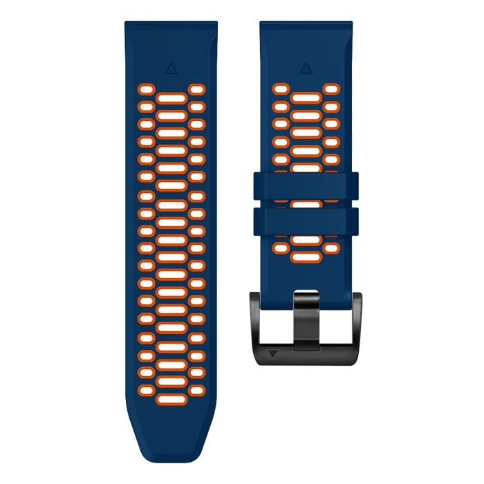 Bild 3, Klockarmband 26 mm Dual-Color Robust Blå/Orange