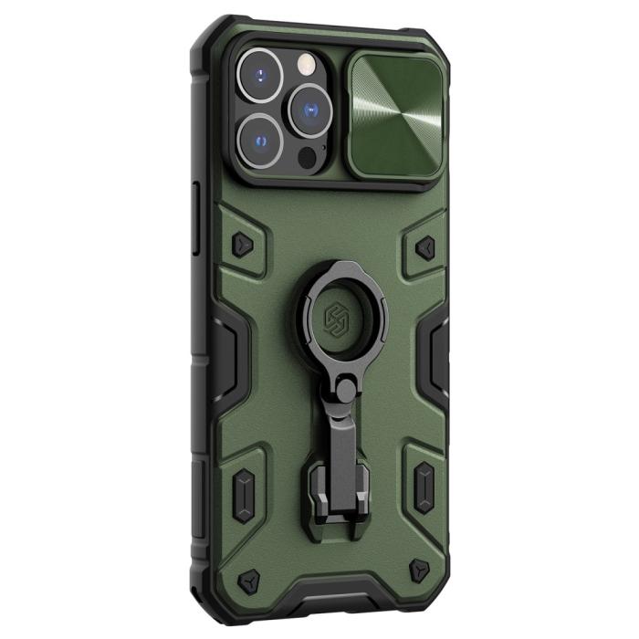 Bild 5, NILLKIN iPhone 13 Pro Max Skal CamShield Armor Pro Grön