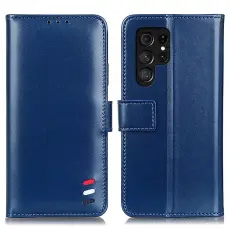 Samsung Galaxy S22 Ultra Fodral Tri-Color Blå