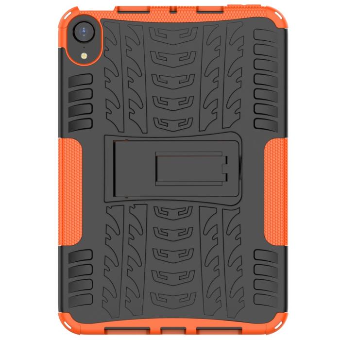 Bild 2, iPad Mini 2024/2021 Skal Rugged Kickstand Armor Orange