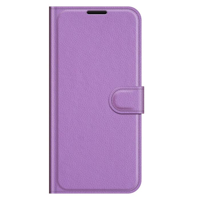 Bild 2, Samsung Galaxy A03s Fodral Litchi Läder Lila