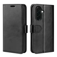 Samsung Galaxy A37 5G Fodral Crazy Horse L&auml;der Svart