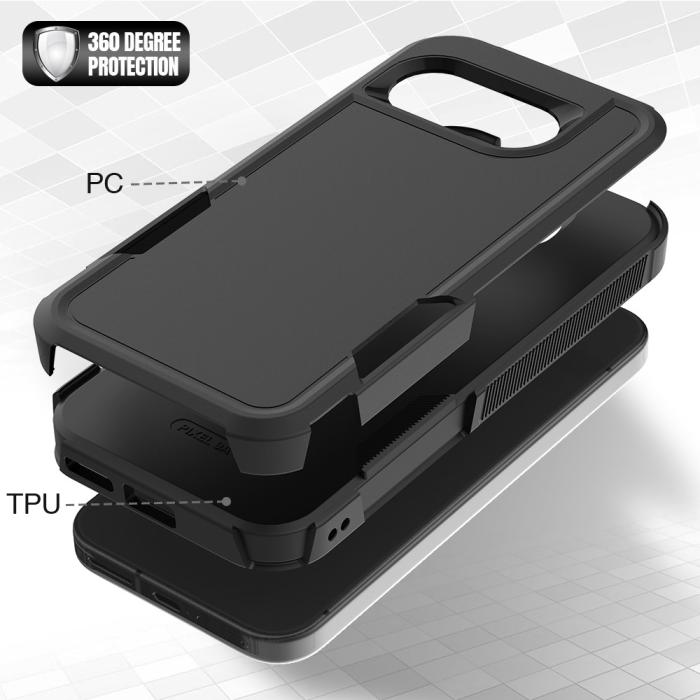 Bild 2, Google Pixel 9a Skal Extreme Shockproof Hybrid Svart