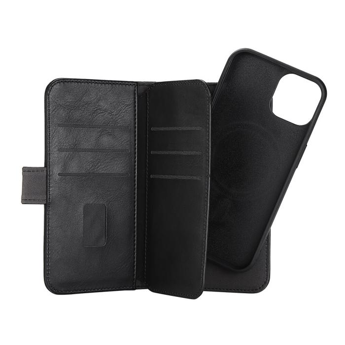 Bild 4, GEAR iPhone 15/14/13 Fodral Flerfack 2in1 Magnet MagSafe Svart
