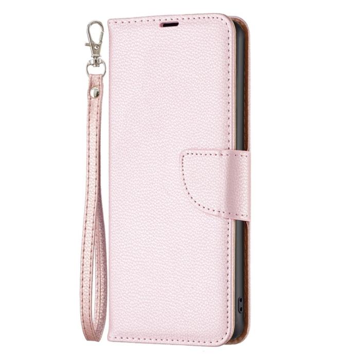 Bild 6, Samsung Galaxy S23 Plus Fodral Litchi Shark Roséguld