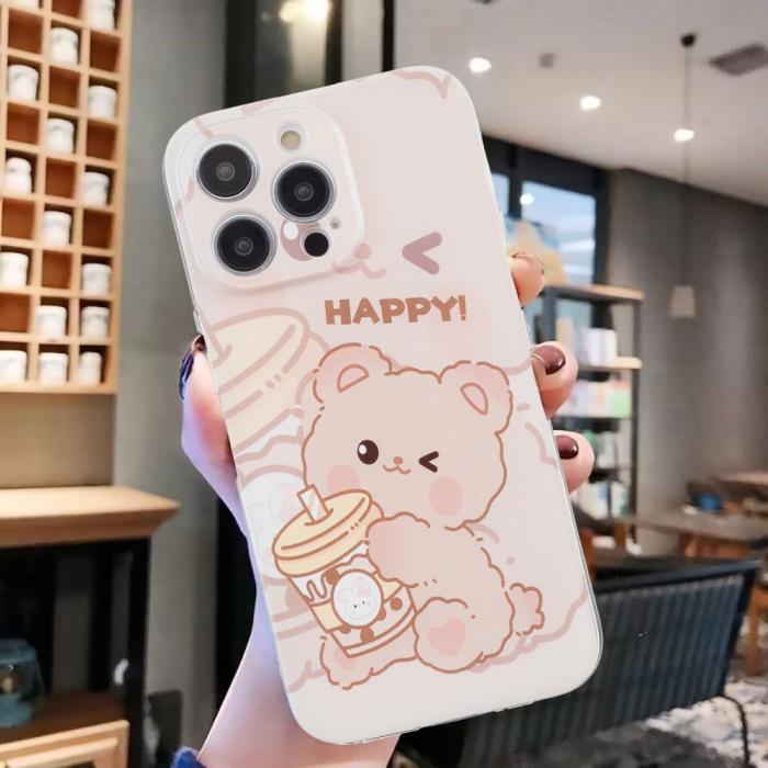 Bild 6, iPhone 16 Pro Skal TPU Teddy Björn