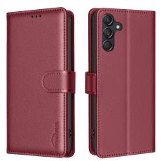 Samsung Galaxy S25 FE Fodral RFID L&auml;der R&ouml;d