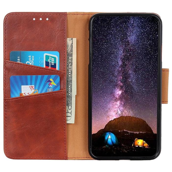 Bild 3, OnePlus Nord 2T 5G Fodral Split Läder Brun