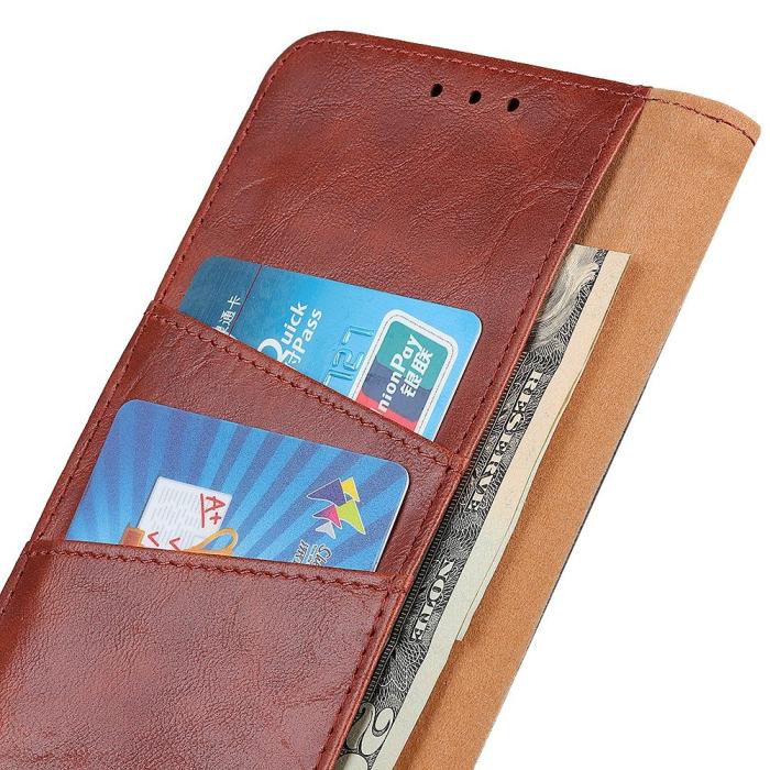 Bild 4, OnePlus Nord 2T 5G Fodral Split Läder Brun