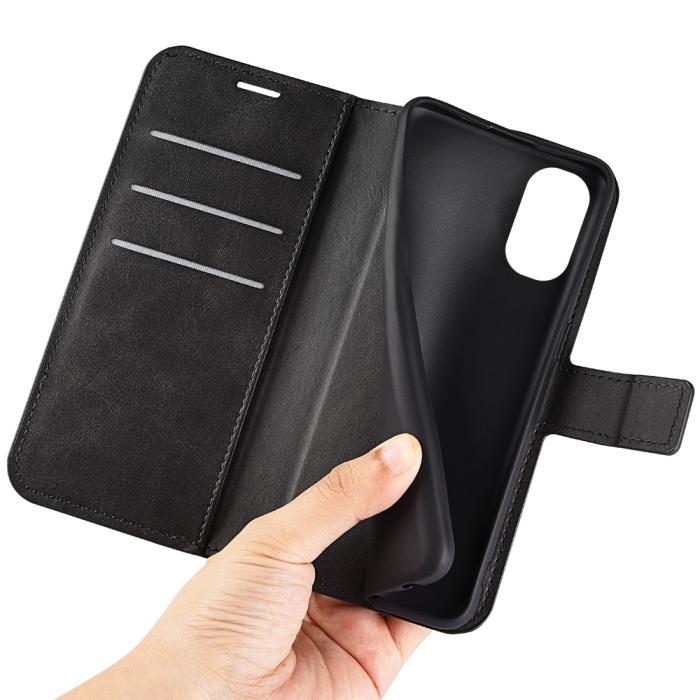 Bild 6, Motorola Moto G51 Fodral PU Läder Svart