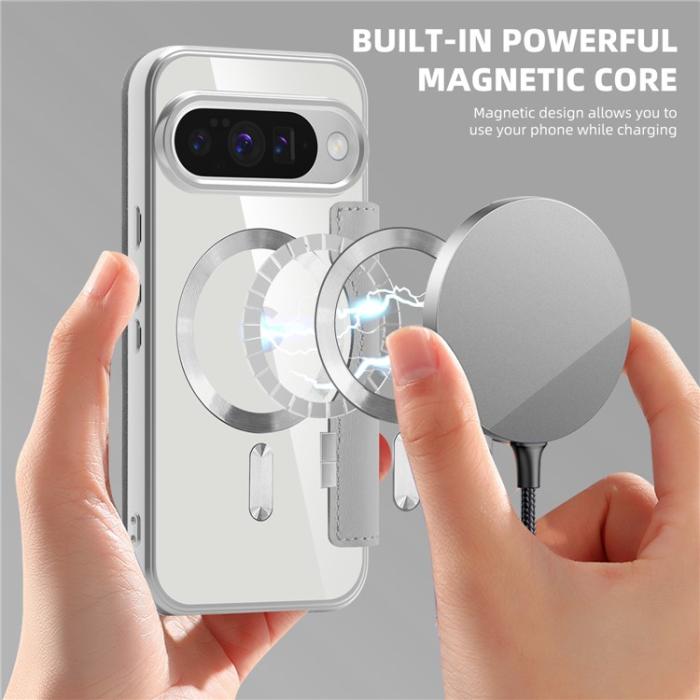 Bild 5, Google Pixel 10 / 10 Pro Fodral MagSafe Rhombus Grå