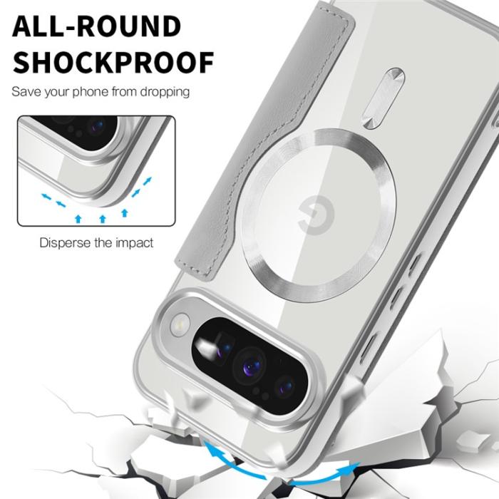 Bild 6, Google Pixel 10 / 10 Pro Fodral MagSafe Rhombus Grå