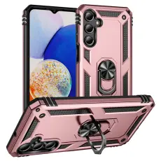 Samsung Galaxy A16 Skal Shockproof Hybrid Ring Ros&eacute;guld