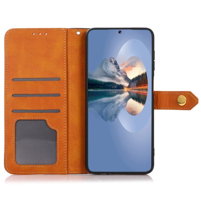 Bild 2, KHAZNEH iPhone 15 Plus Fodral Dual-Color Brun