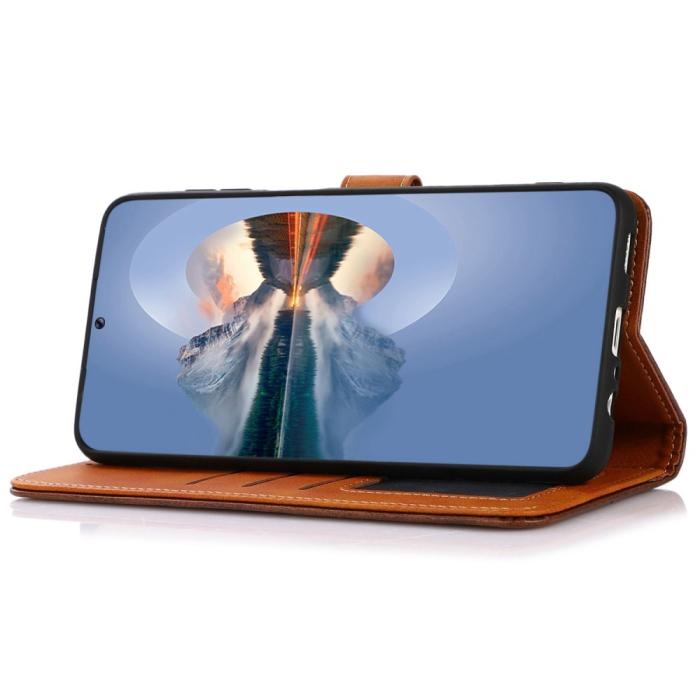 Bild 3, KHAZNEH iPhone 15 Plus Fodral Dual-Color Brun
