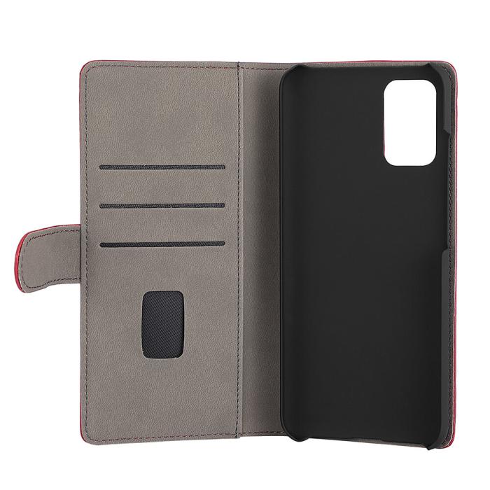 Bild 4, GEAR Samsung Galaxy A03s Fodral Läder Röd