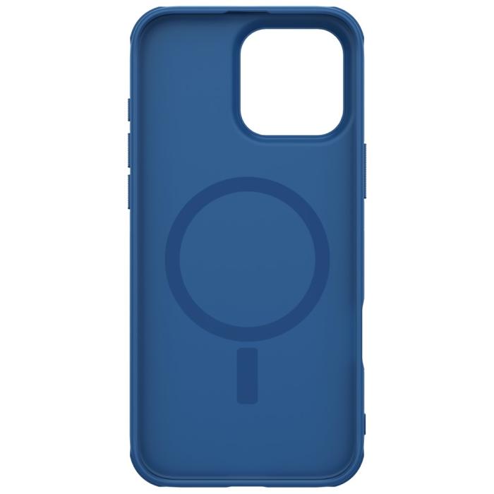 Bild 6, NILLKIN iPhone 16 Pro Skal MagSafe Frosted Shield Pro Blå
