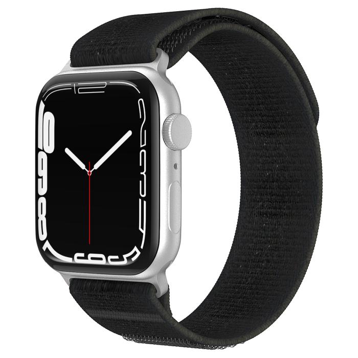 Bild 2, Apple Watch 38/40/41 mm Armband Nylon Trail Loop Svart