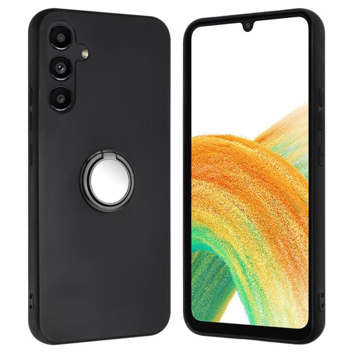 Bild 1, Samsung Galaxy S24 FE Skal Med Ringhållare Svart