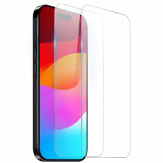 NORTHJO iPhone 17 Pro Max 2-PACK Sk&auml;rmskydd H&auml;rdat Glas