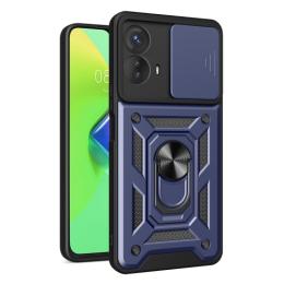 Motorola Moto G73 5G Skal CamShield Ring Blå