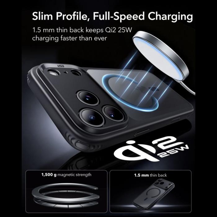 Bild 5, ESR iPhone 18 Pro Max / 17 Pro Max Skal MagSafe Frostad Hybrid