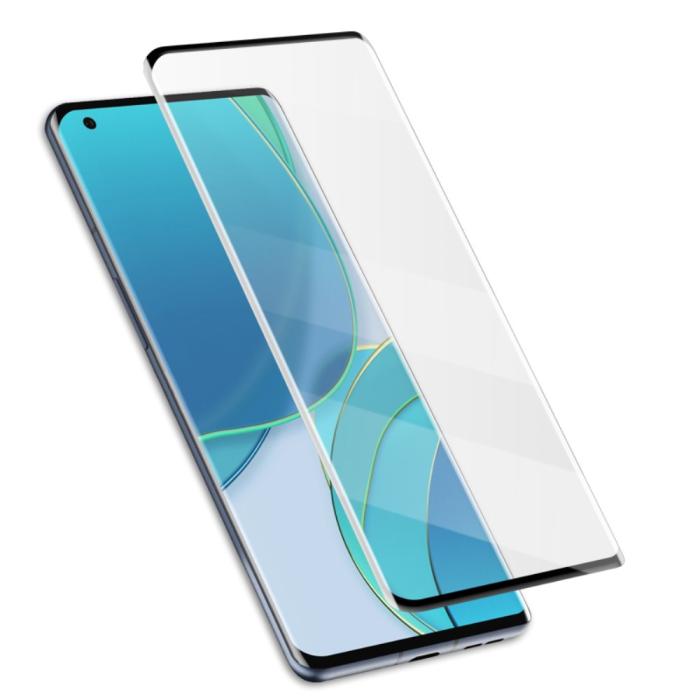 Bild 3, OnePlus 9 Pro - AMORUS 3D Kurvat Skärmskydd I Härdat Glas