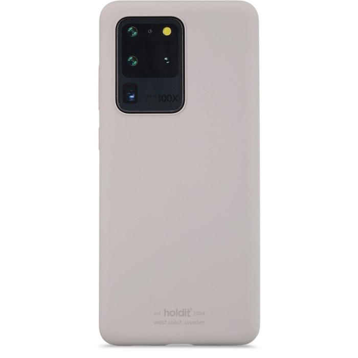 Bild 1, Samsung Galaxy S20 Ultra - holdit Mobilskal Silikon - Taupe