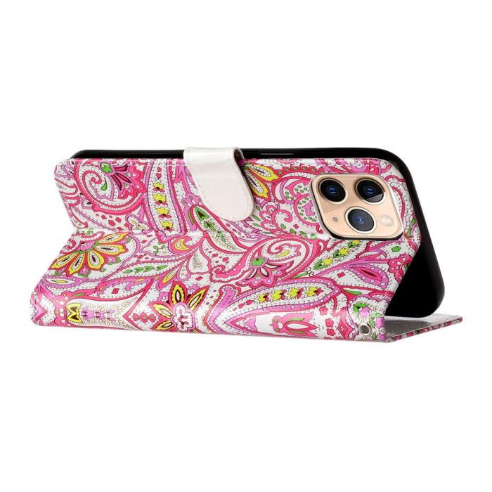 Bild 5, iPhone 12 Mini - Fodral Med Tryck - Paisley Motiv
