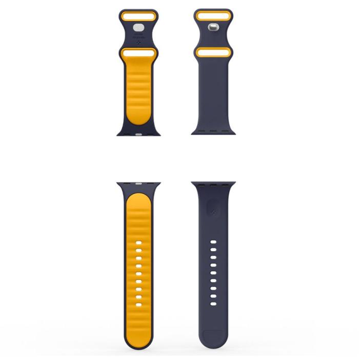 Bild 6, Spigen Apple Watch 42/41/40/38 mm Armband Nano Pop Blueberry Navy