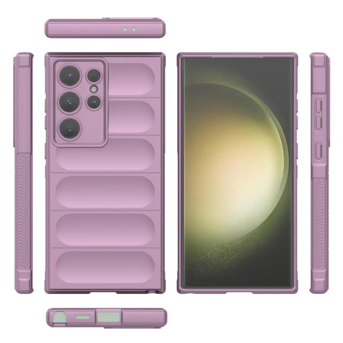 Bild 2, Samsung Galaxy S24 Ultra Skal Magic Shield Lila