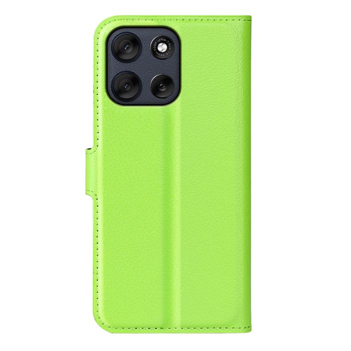 Bild 3, Motorola Moto G56 5G Fodral Litchi Läder Grön