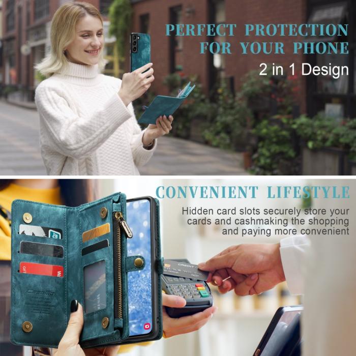 Bild 6, CASEME Galaxy S23 Plus Fodral/Skal Magnet 2in1 Multifunktionell