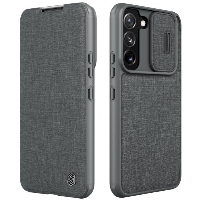Bild 1, NILLKIN Samsung Galaxy S22 Plus Fodral Qin Pro Grå