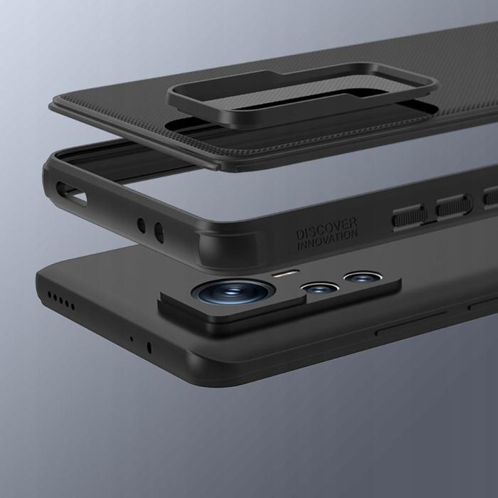 Bild 3, NILLKIN Xiaomi 12T Pro Skal Frosted Shield Pro Svart