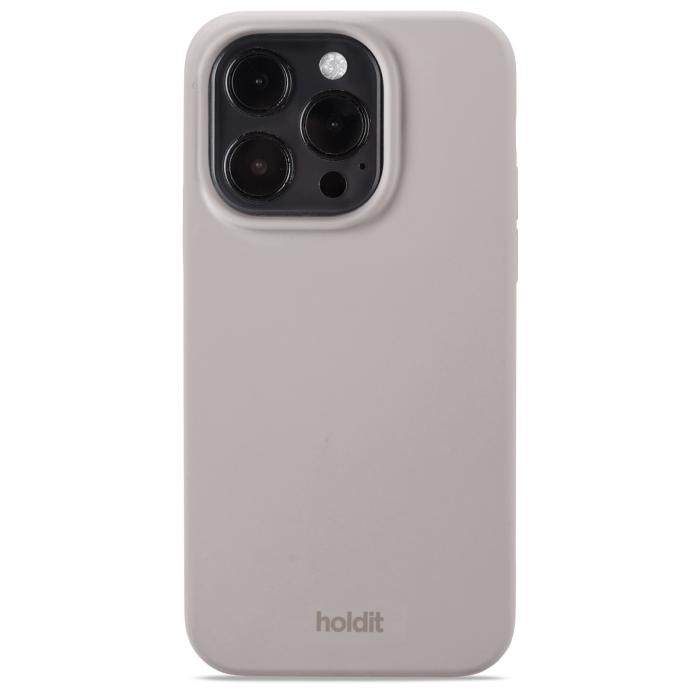 Bild 1, holdit iPhone 14 Pro Skal Silikon Taupe