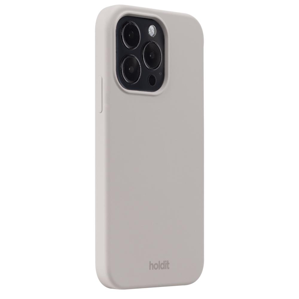 holdit iPhone 14 Pro Skal Silikon Taupe